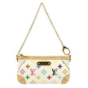 Louis Vuitton Pochette Milla MM Chain Handbag Multicolor